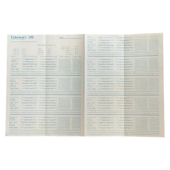 Vintage 1977 Paradise Lake Fishing Map Cass County MI Sportsman Co - Picture 3 of 5